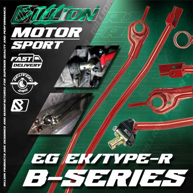 ชุดกระบองเกียร์ HONDA Civic EG EK ทรง Type-R เครื่อง(B-Series-RED)