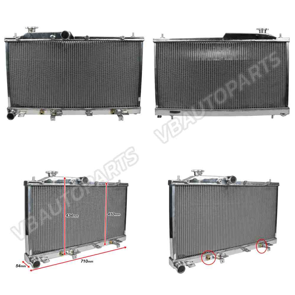 หม้อน้ำ BILLION อลูมิเนียม 2 ช่องใหญ่ SUBARU XV AT 