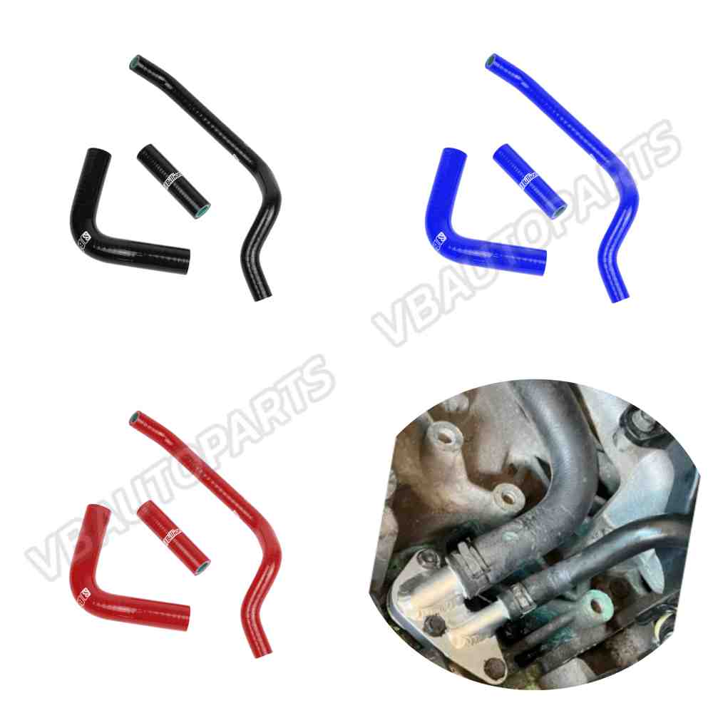 ชุดท่อน้ำ Billion ใต้คอมแอร์ SUBARU XV Forester (3ชิ้น)(RED)