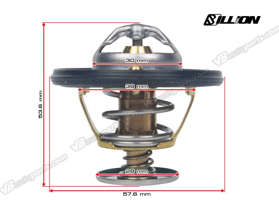 วาล์วน้ำ Billion 68 องศา (OEM PART:25510-42010) Hyundai H1 ,Starex D4CB เครื่อง A1)