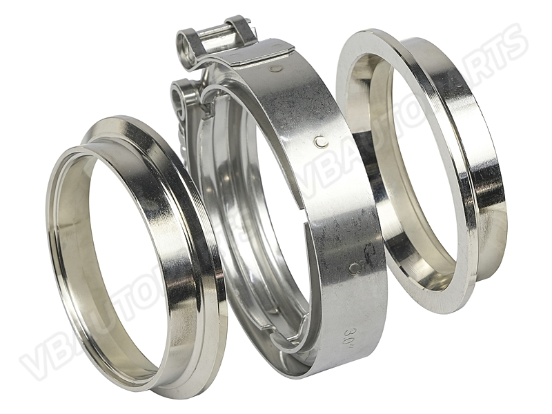เข็มขัดหน้าแปลนท่อไอเสียสแตนเลส V-Band Clamp (2.5 Inc)