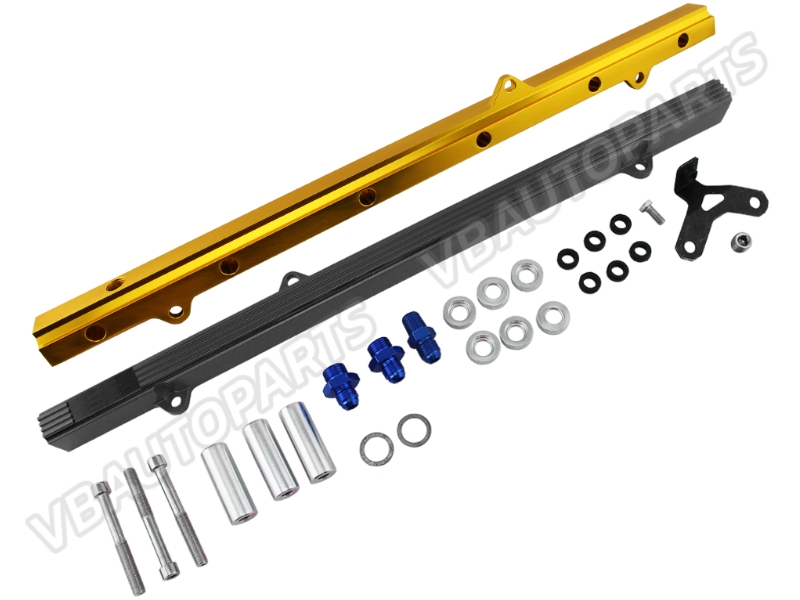 รางหัวฉีด SARD Toyota เครื่อง 2-JZ (BLACK/Gold)