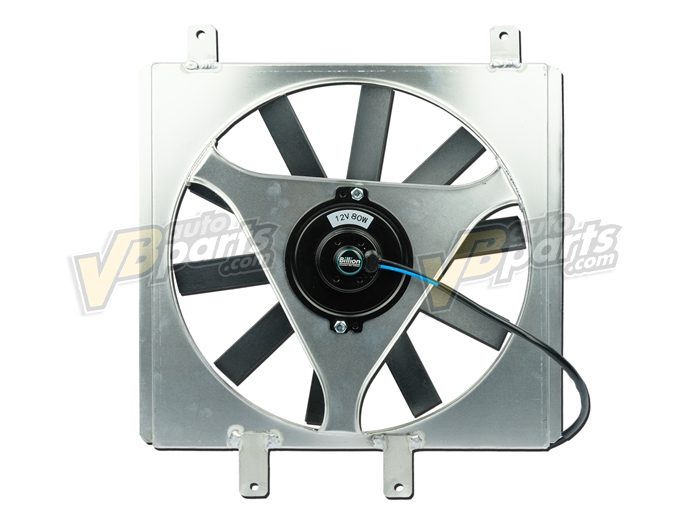 โครงพัดลมอลูมิเนียม Honda Civic EG EK + พัดลมไฟฟ้าขนาด 13 นิ้ว 80W (ใบตรง)