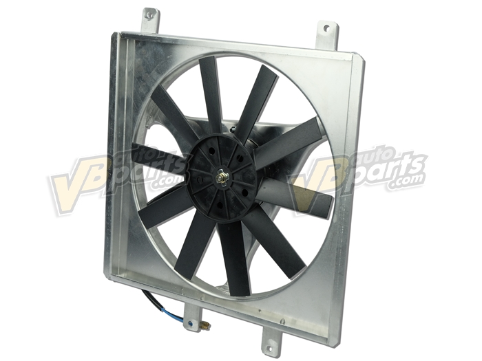 โครงพัดลมอลูมิเนียม Honda Civic EG EK + พัดลมไฟฟ้าขนาด 13 นิ้ว 80W (ใบตรง)