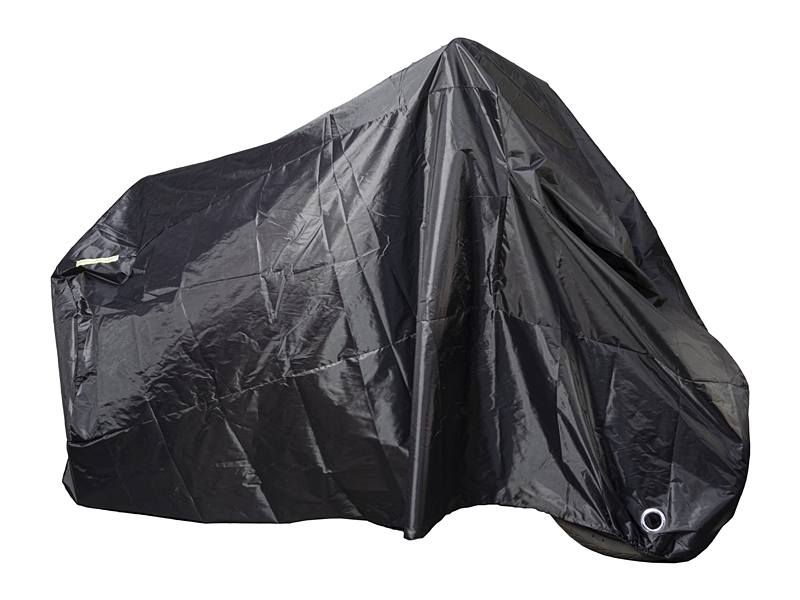 ผ้าคลุมรถมอเตอร์ไซค์สีดำ ป้องกันน้ำ ป้องกัน UV(XXL)