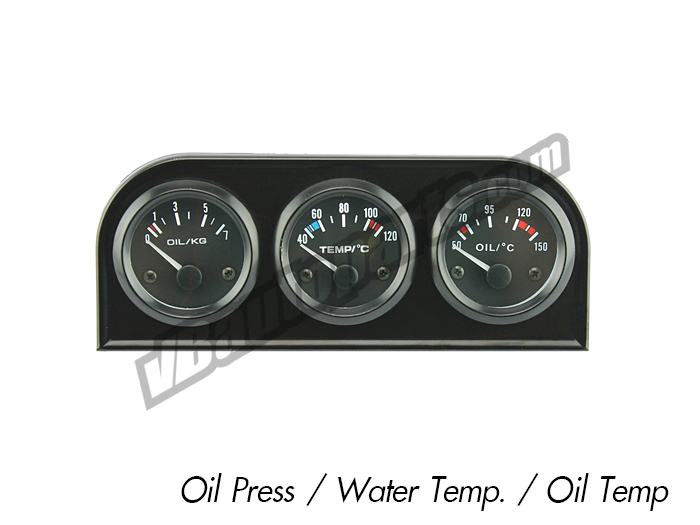 Din เกจ 52mm. (Oilpress/Oil Temp/Water Temp)