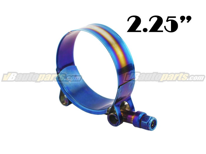เข็มขัดรัดท่อสีไทเทเนียม ขนาด (2.25) 70 mm