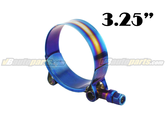 เข็มขัดรัดท่อสีไทเทเนียม ขนาด (3.25") 83-91 mm