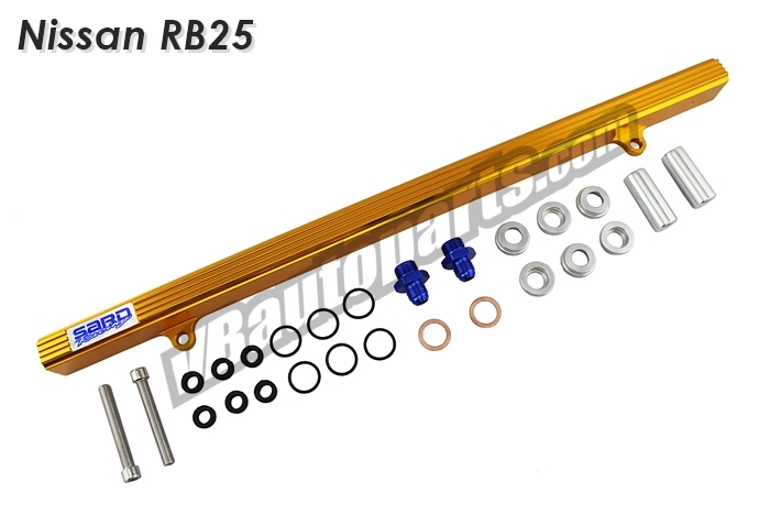 รางหัวฉีด SARD Nissan เครื่อง RB-25 (สีทอง)