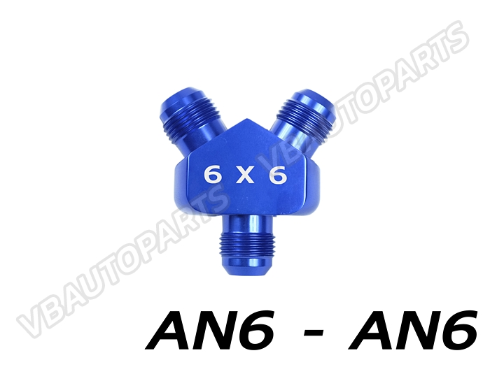 ข้อต่อ 3 ทาง Y ออกเกลียว AN6-AN6-AN6