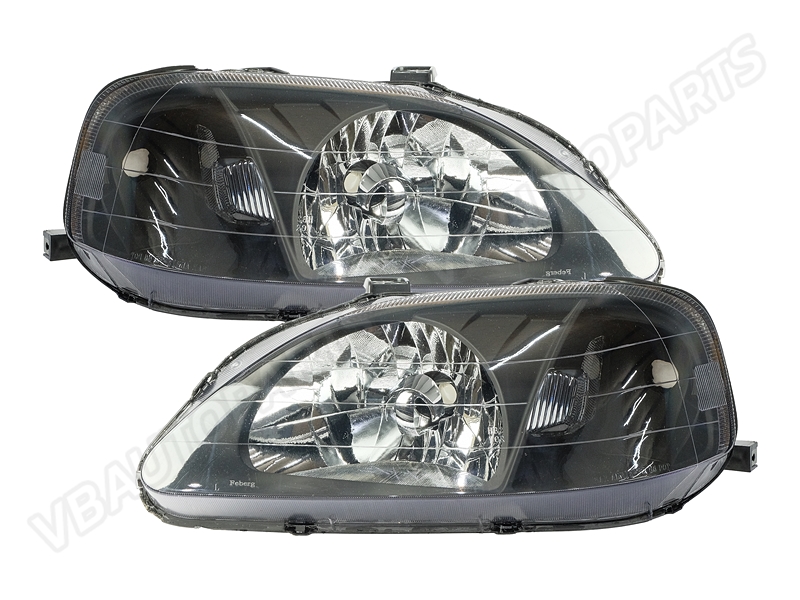 โคมไฟหน้าเพชร Civic EK โคมดำ ปี(EK-99)
