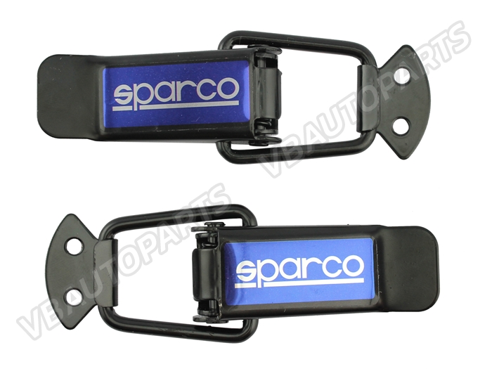 ตัวล็อค Sparco แบบหูปิ่นโต สีดำ
