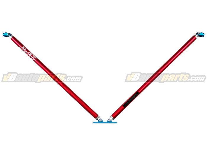 V-Bar พร้อมหัวสี สำหรับรถกระบะ สีแดง