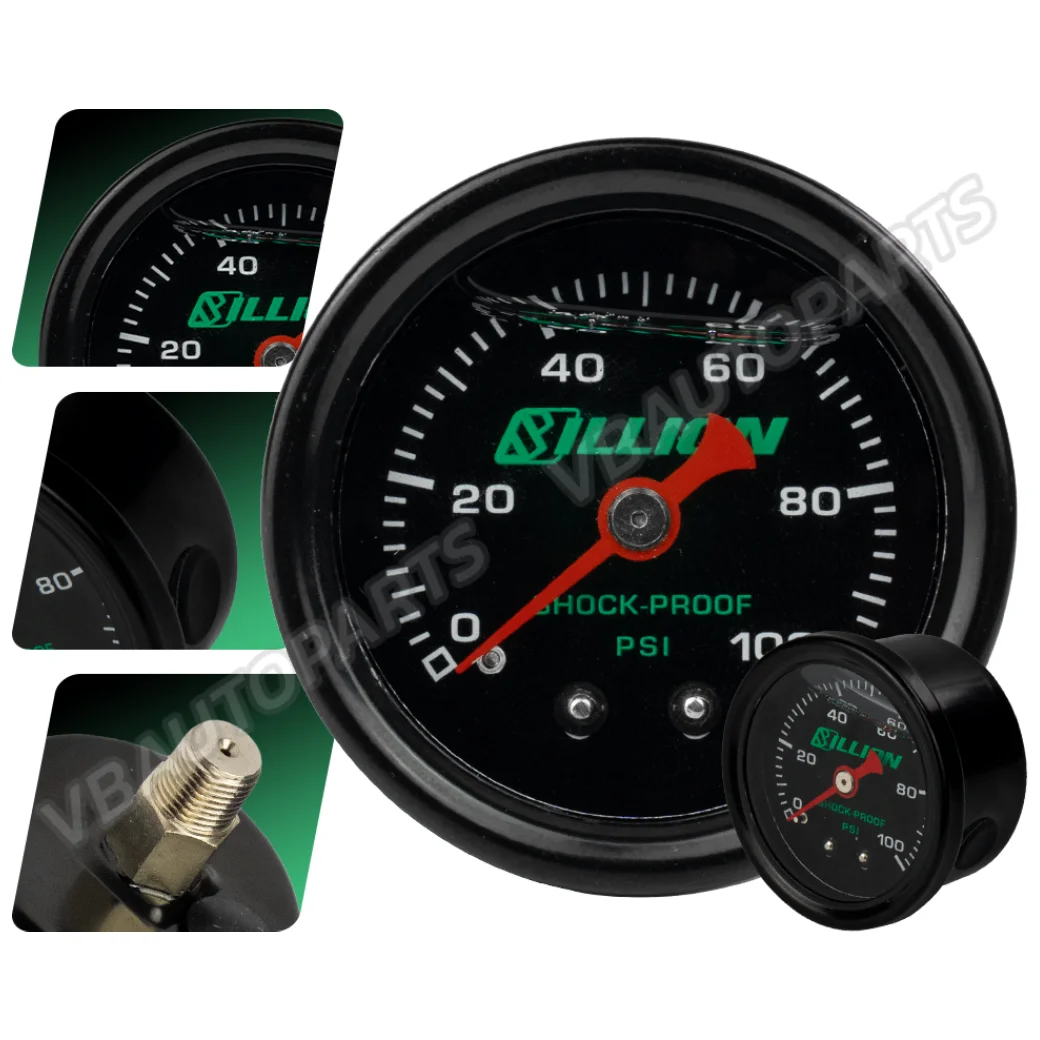 หน้าเกจวัดแรงดัน 1/8 NPT(Billion)