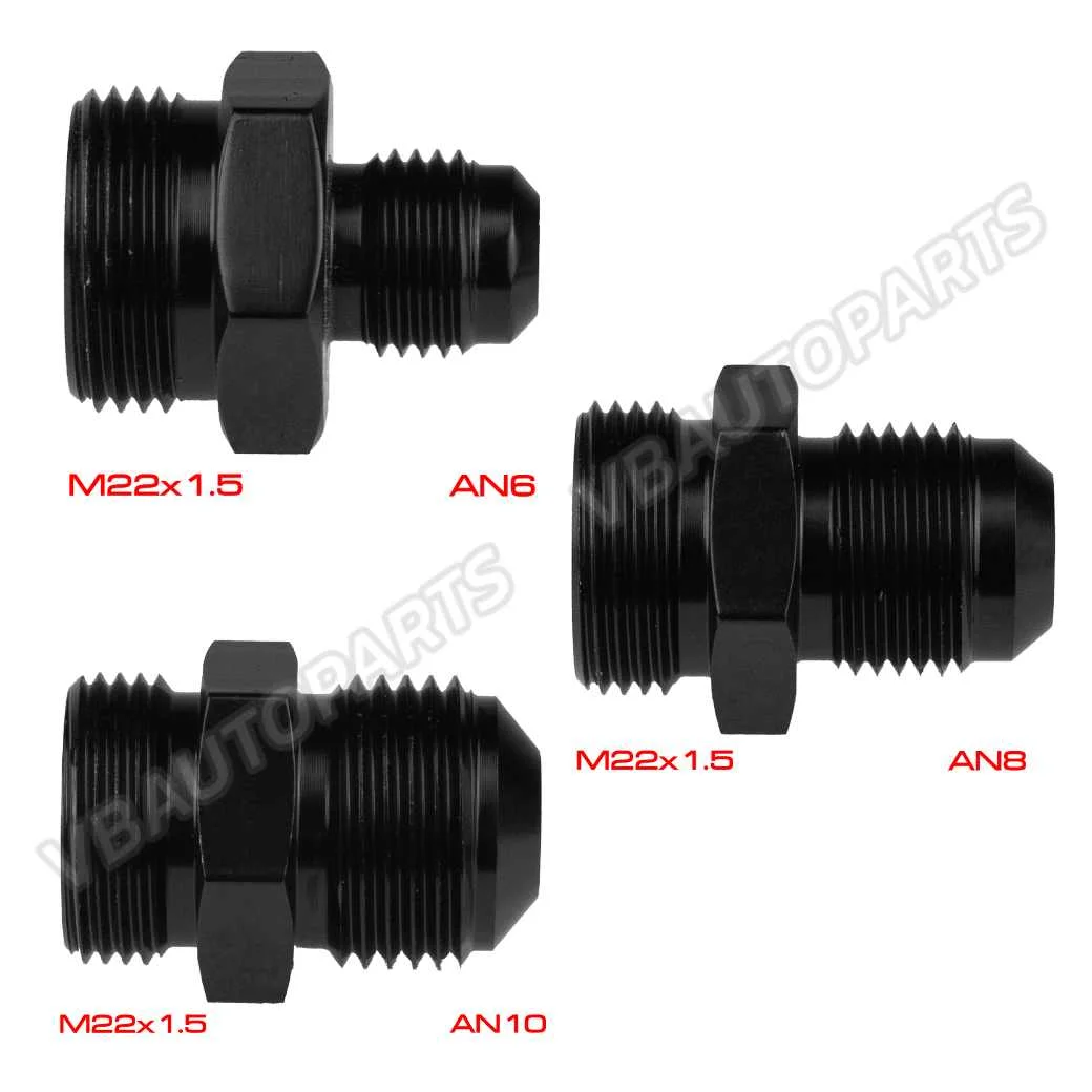 ข้อลดเกลียวออยคูลเลอร์ M22x1.5 ออก(AN6 / AN 8 / AN10 -BK)