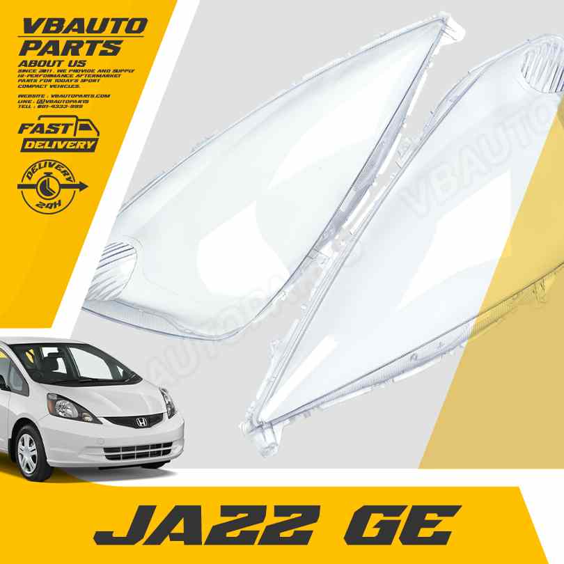 เลนส์ไฟหน้า HONDA JAZZ (GE08-10) + กาวติดเลนส์ไฟหน้า