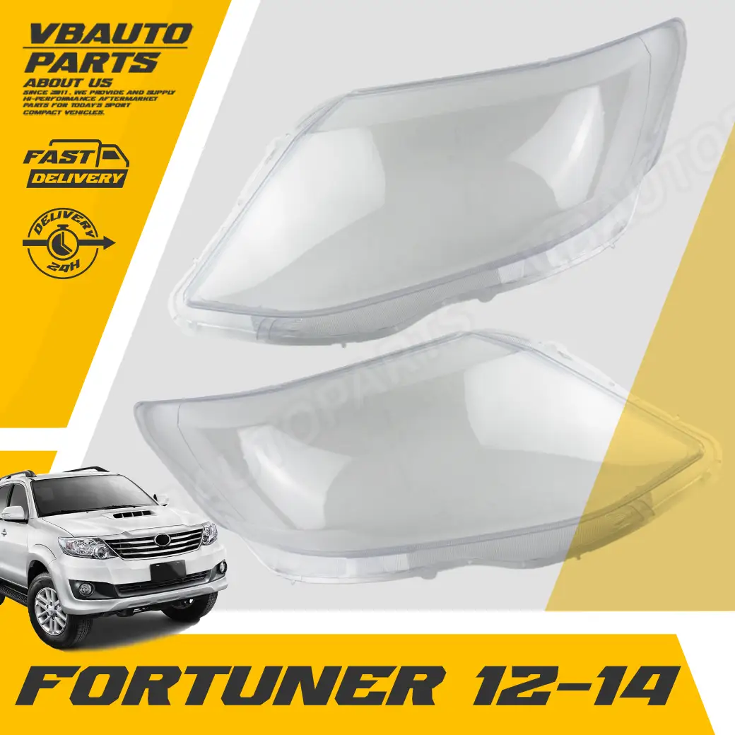เลนส์ไฟหน้า TOYOTA(Fortuner 12-14) + กาวติดเลนส์ไฟหน้า