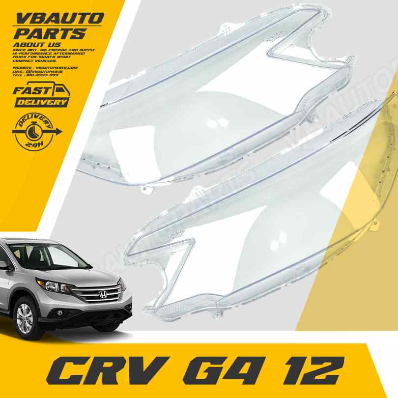 เลนส์ไฟหน้า HONDA CRV (Gen4-12) + กาวติดเลนส์ไฟหน้า