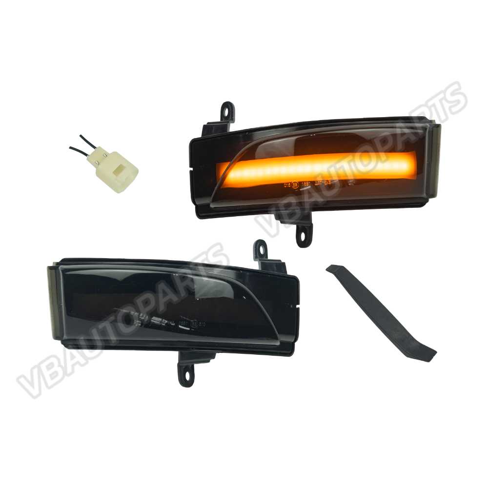 ไฟเลี้ยวกระจกมองข้าง LED แบบไฟวิ่ง SUBARU XV-Forester-Impreza-Legacy-WRX-Outback(BLACK)