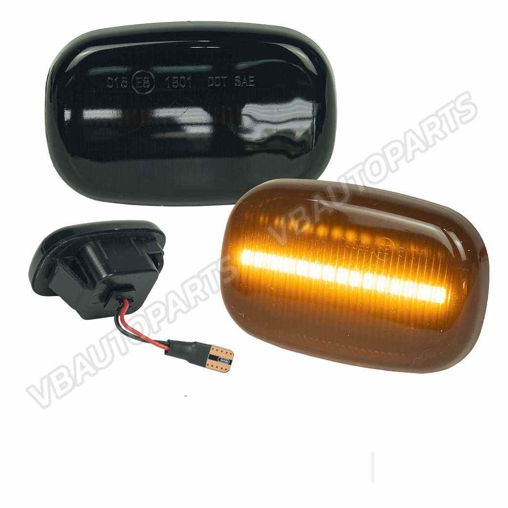 ไฟเลี้ยวแก้มข้าง LED ไฟวิ่ง TOYOTA Vios Altis Camry Vigo Fortuner (BLACK)