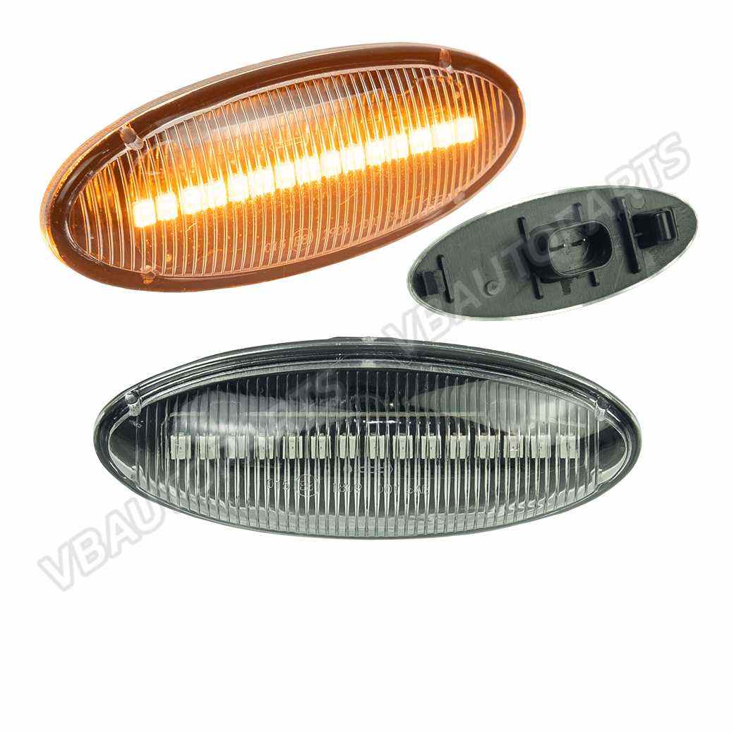 ไฟเลี้ยวแก้มข้าง LED ไฟวิ่ง TOYOTA Vios07-12 Yaris06-13 (WHITE)