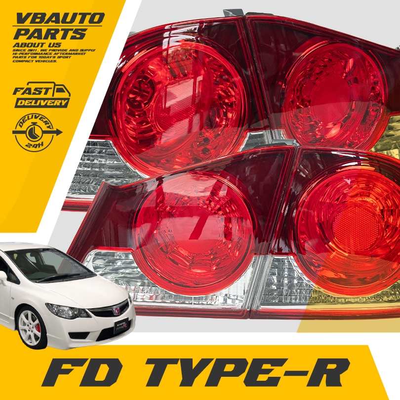 ไฟท้าย Civic FD Type-R(RED)