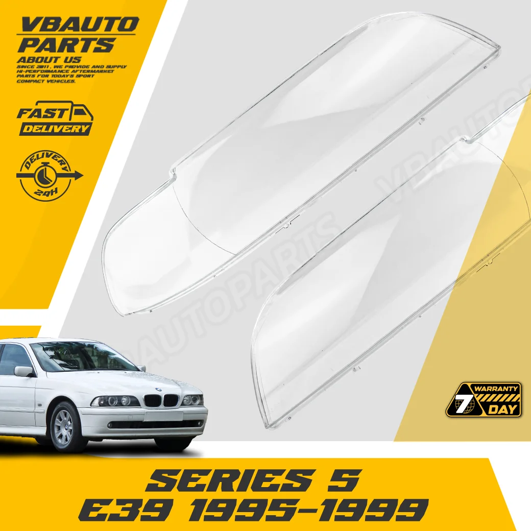 เลนส์ไฟหน้า BMW(Series 5 (E39) 95-99) + กาวติดเลนส์ไฟหน้า