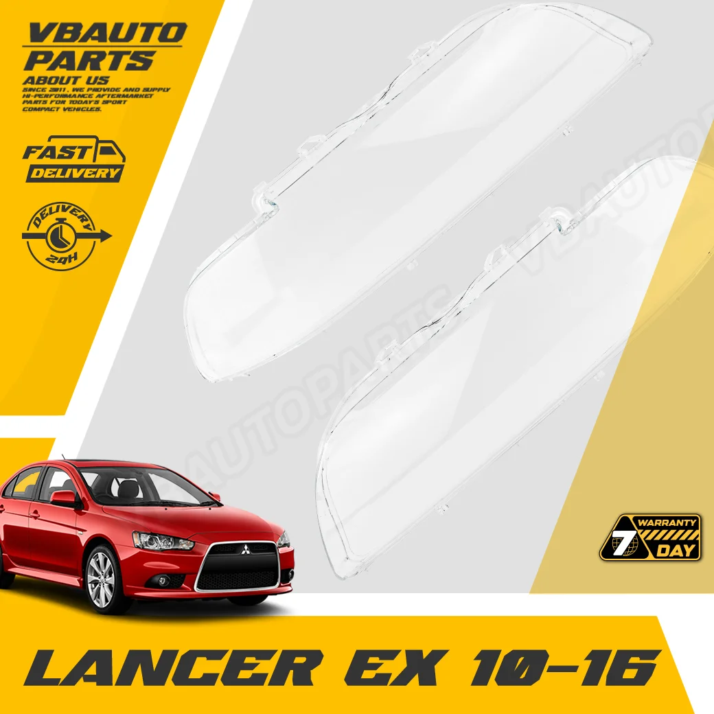 เลนส์ไฟหน้า Mitsubishi (Lancer EX 10-16 + กาวติดเลนส์ไฟหน้า [ราคาต่อคู่]