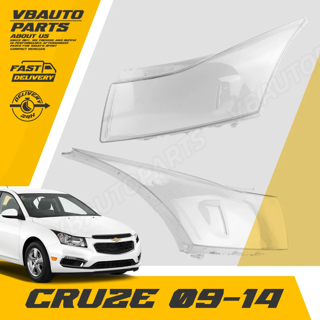 เลนส์ไฟหน้า Chevrolet(Cruze 09-14) + กาวติดเลนส์ไฟหน้า