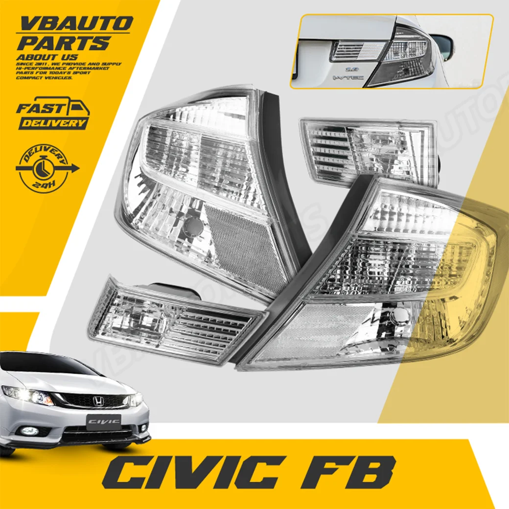 ไฟท้าย Civic FB Type-R(WHITE) [ราคาต่อคู่]