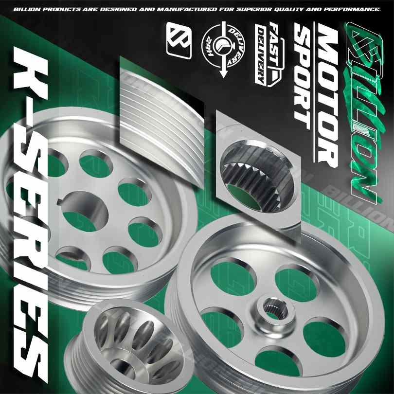 Pulley Honda เครื่อง K-Series (SILVER)