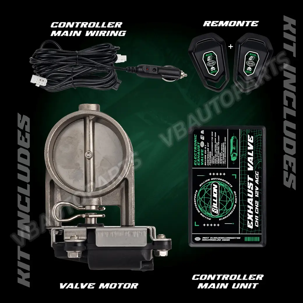 Billion Exhaust Valve วาล์วท่อไอเสีย + ชุดรีโมท (มีให้เลือก 2 Size)