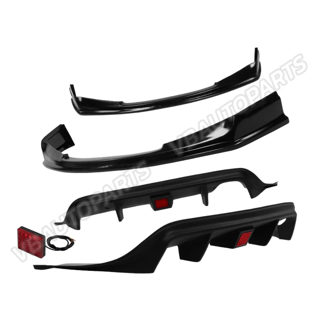 ลิ้นหน้า FEEL.S Honda Civic FD2 ปี 06 (วัสดุ PP) / Diffuser หลัง FEEL.S (วัสดุ PP)