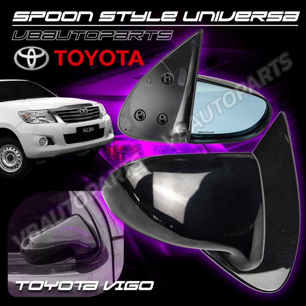 กระจกมองข้าง Spoon Style เลนส์ฟ้าตัดแสง TOYOTA(VIGO)