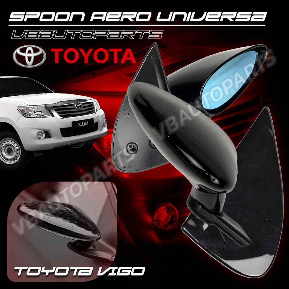 กระจกมองข้าง Spoon Aero เลนส์ฟ้าตัดแสง TOYOTA(VIGO)