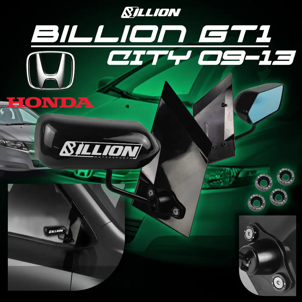 กระจกมองข้าง Billion GT1 HONDA(CITY-09-13)