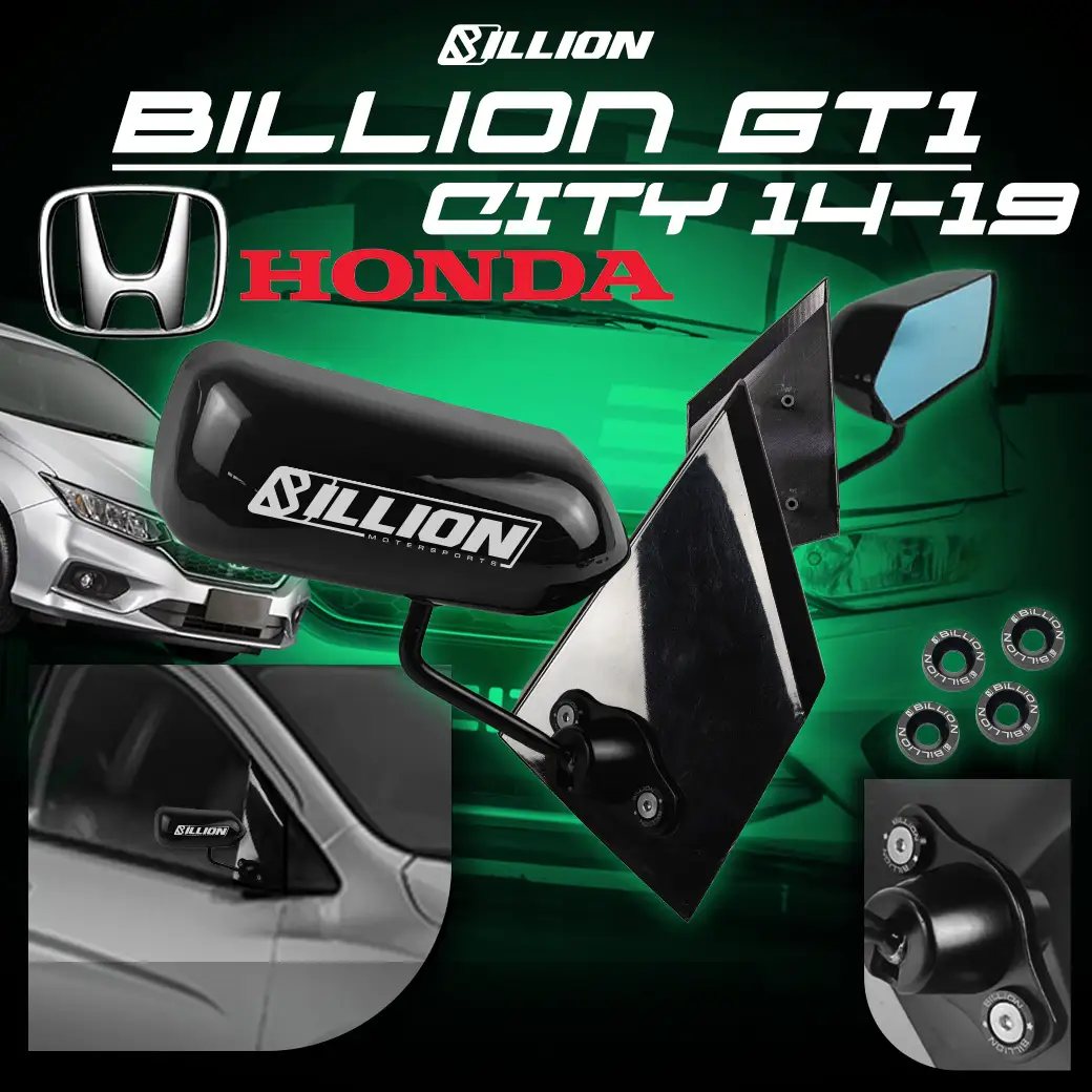 กระจกมองข้าง Billion GT1 HONDA(CITY-14-19)