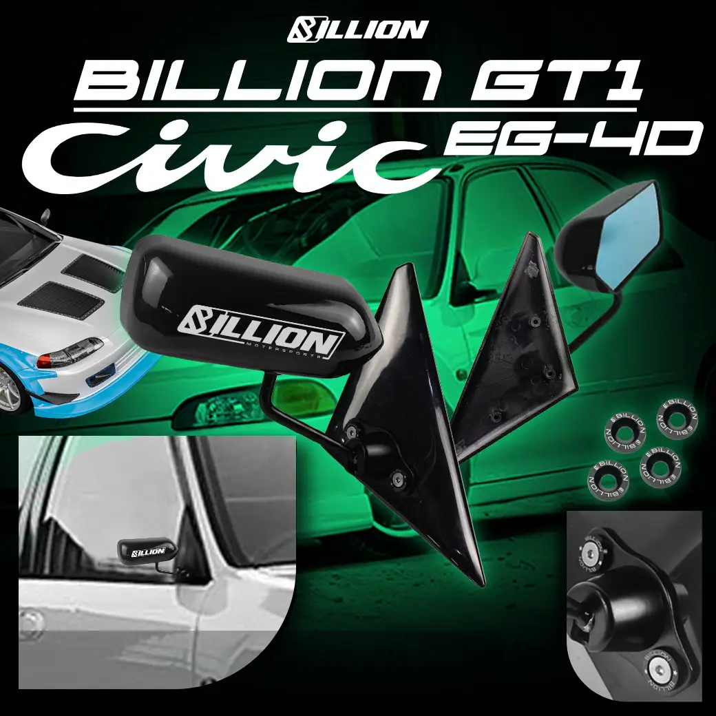 กระจกมองข้าง Billion GT1 Honda Civic(EG4D)