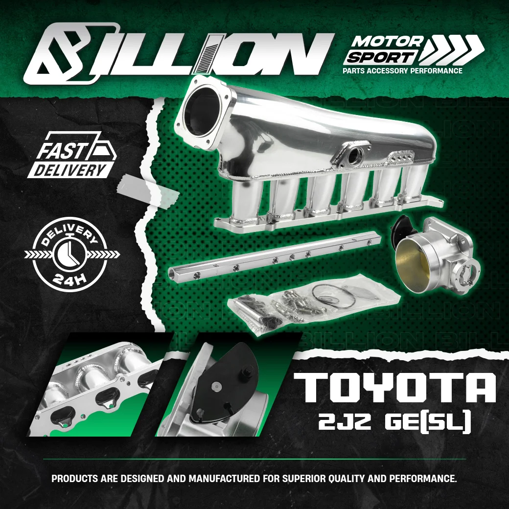 คอไอดี Billion Black CNC+ลิ้น 90 mm+รางหัวฉีด Toyota 2JZ-GE(SL)