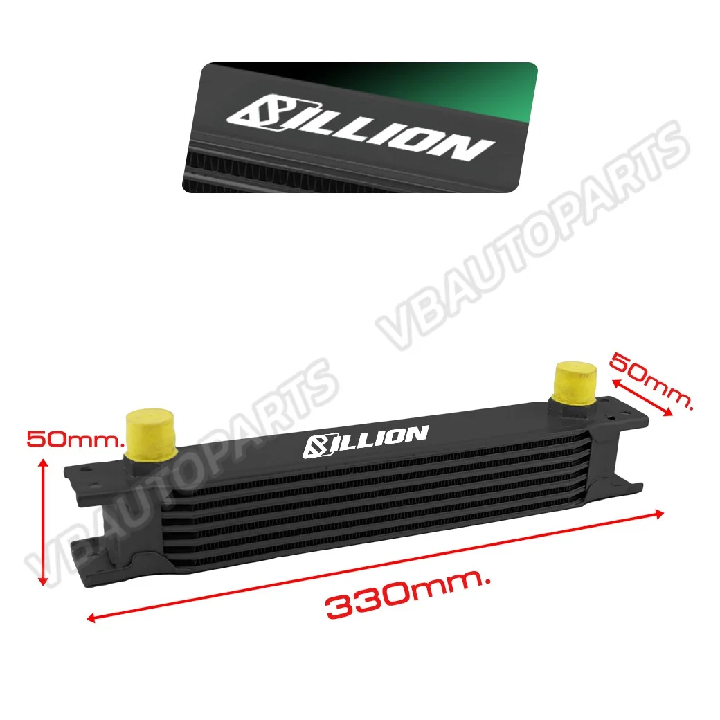 แผงออยคูลเลอร์ USDM ดำ AN10 (7Row-30Row) Black