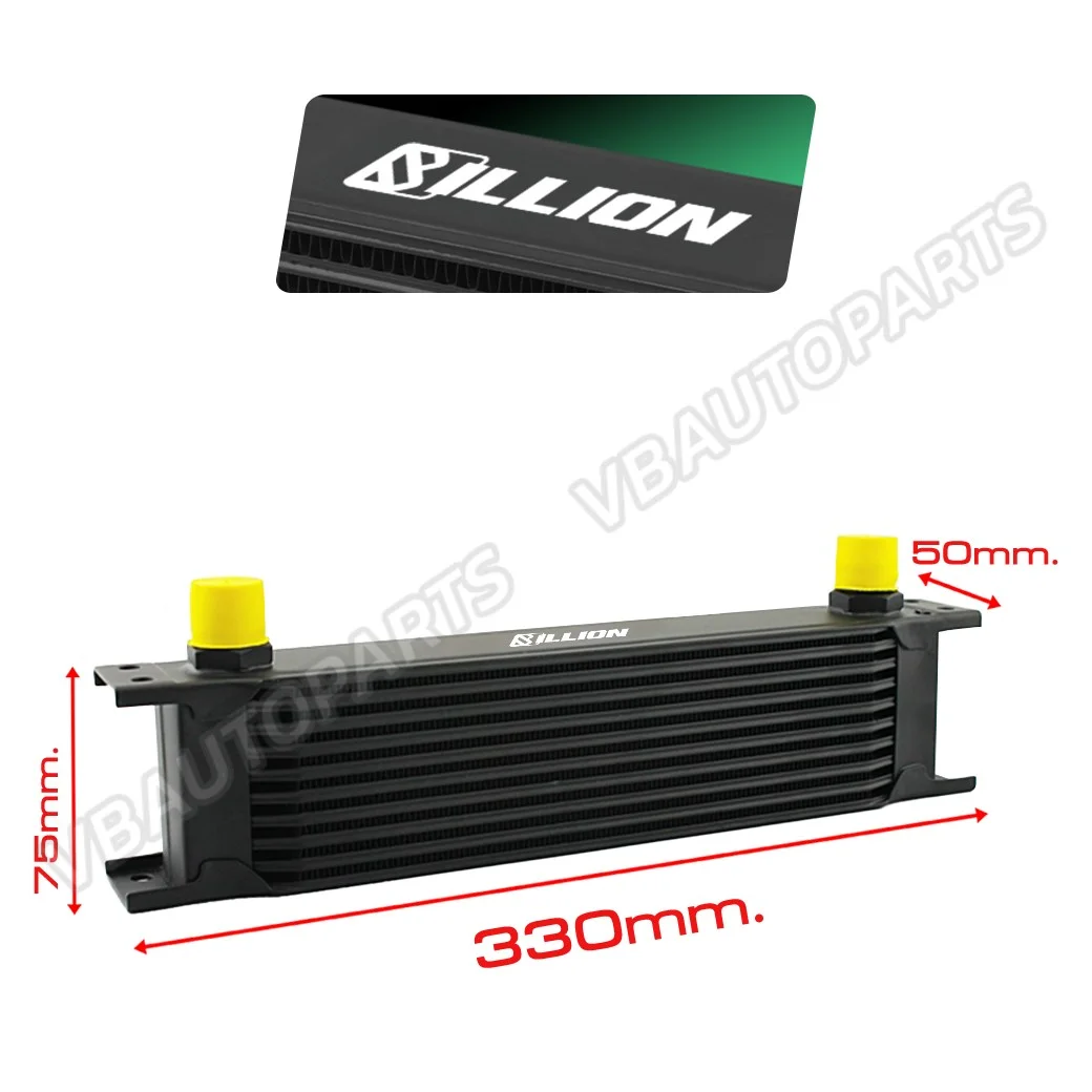 แผงออยคูลเลอร์ USDM ดำ AN10 (7Row-30Row) Black