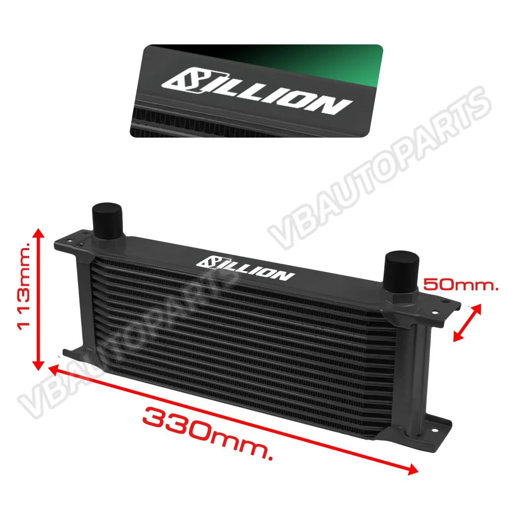 แผงออยคูลเลอร์ USDM ดำ AN10 (7Row-30Row) Black