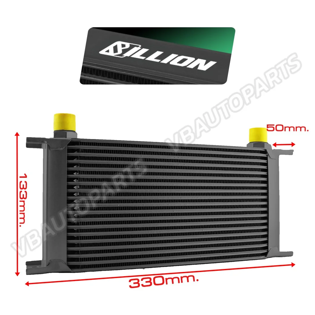 แผงออยคูลเลอร์ USDM ดำ AN10 (7Row-30Row) Black