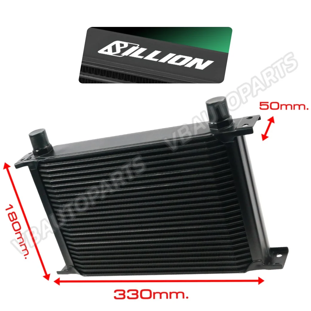 แผงออยคูลเลอร์ USDM ดำ AN10 (7Row-30Row) Black