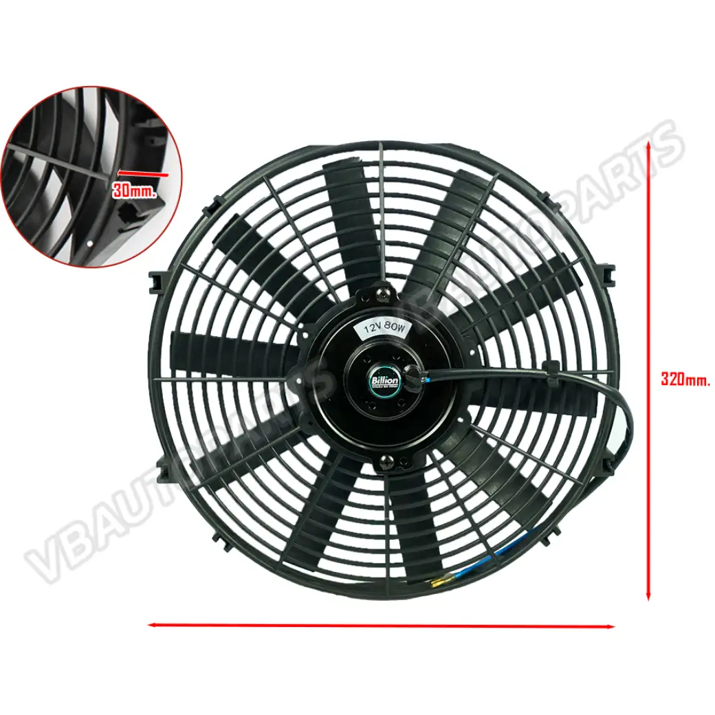 พัดลมไฟฟ้าขนาด 12 นิ้ว (ใบตรง)