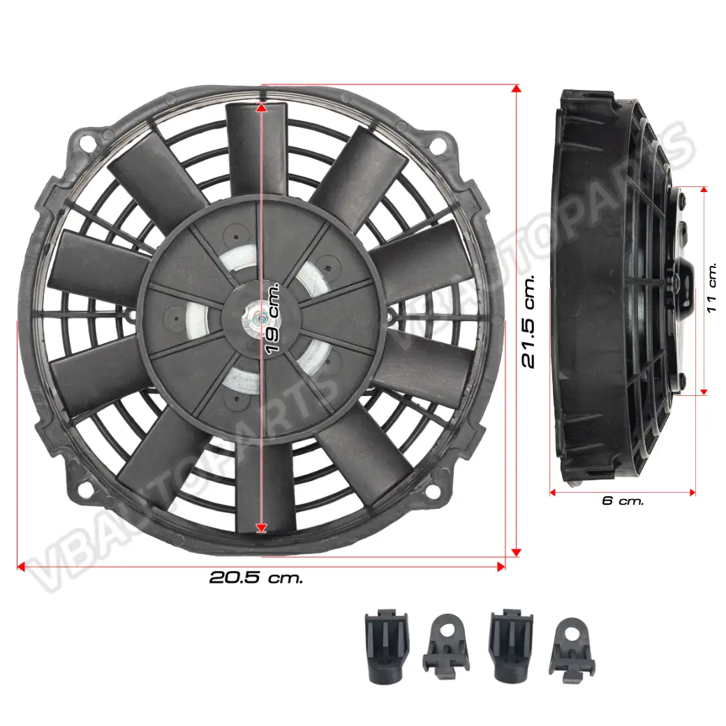 พัดลมไฟฟ้าขนาด 7.5 นิ้ว (ใบตรง)