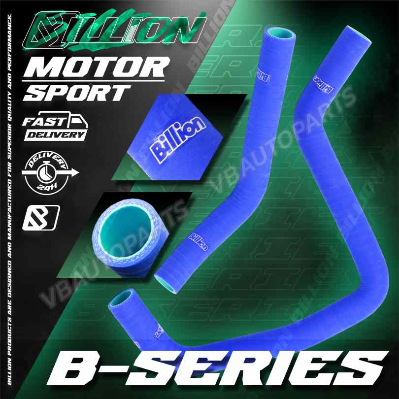 ท่อน้ำ Billion Honda B-Series 2 ชิ้น(BLUE-USDM)