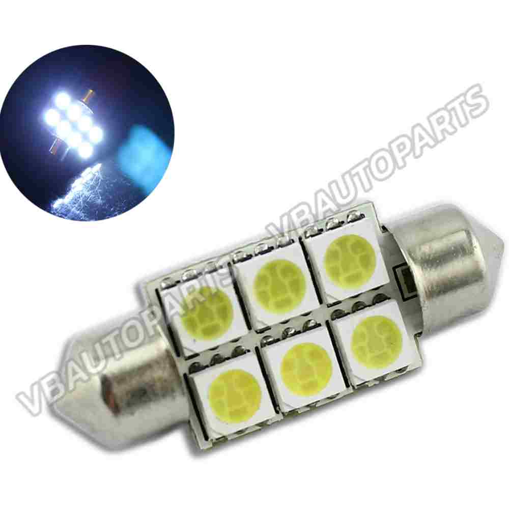 LED ไฟเพดาน แสงขาว (6 SMD 36mm.)