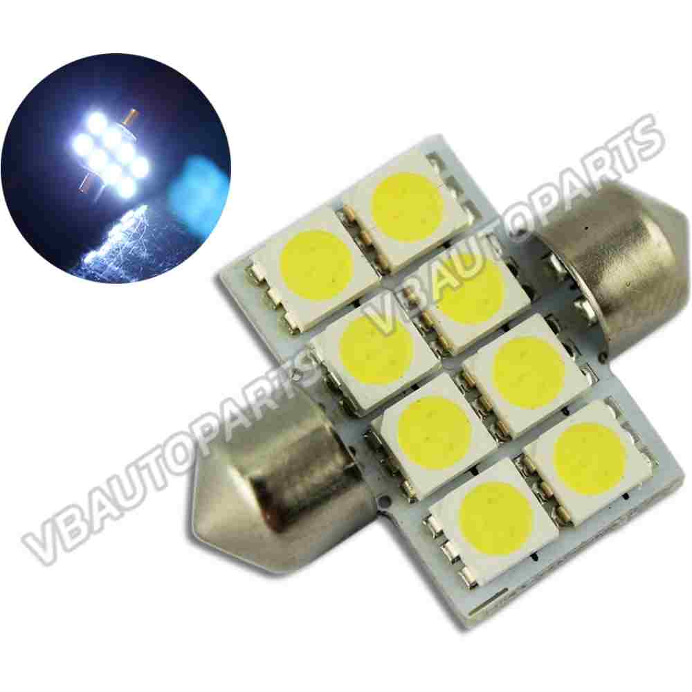 LED ไฟเพดาน สีขาว (8 SMD 31mm.)