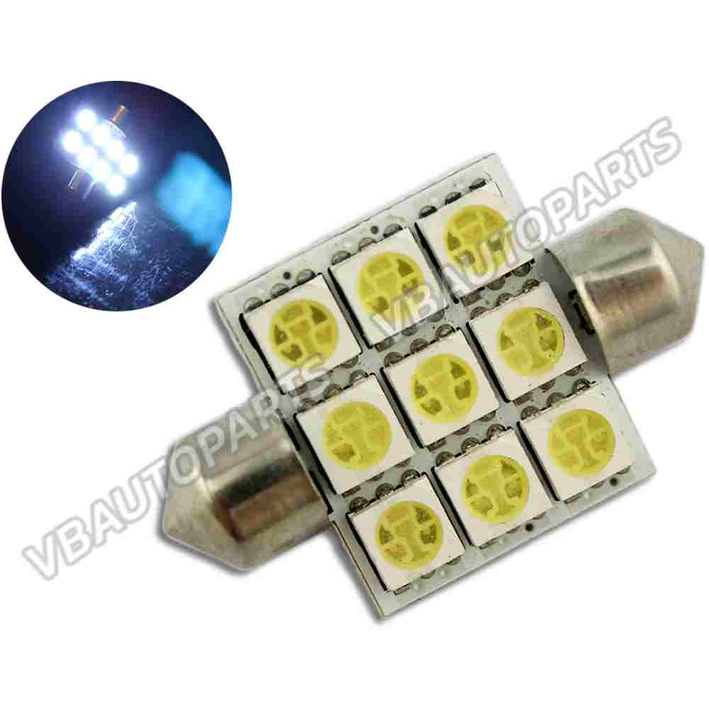 LED ไฟเพดาน สีขาว (9 SMD 36mm.)